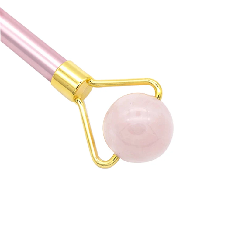 High Quality Natural Jade Slimming Face Massage Tool Single Head Facial Jade Roller Treat Eye Bags Anti-Aging Massage Therapy