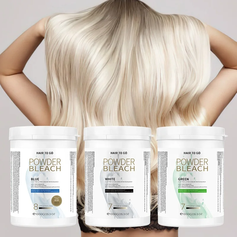 Occa Professional Bulk Non Drying Hair Bleaching Cream Color Dye Anti Yellow Level Up 9 Organic White Hair Bleach Powder