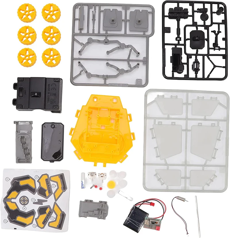 Wholesale Kids Assemble Solar Powered Mars Rover Car Model Children Explore DIY Engineering Kit Science Experienment Project Toy