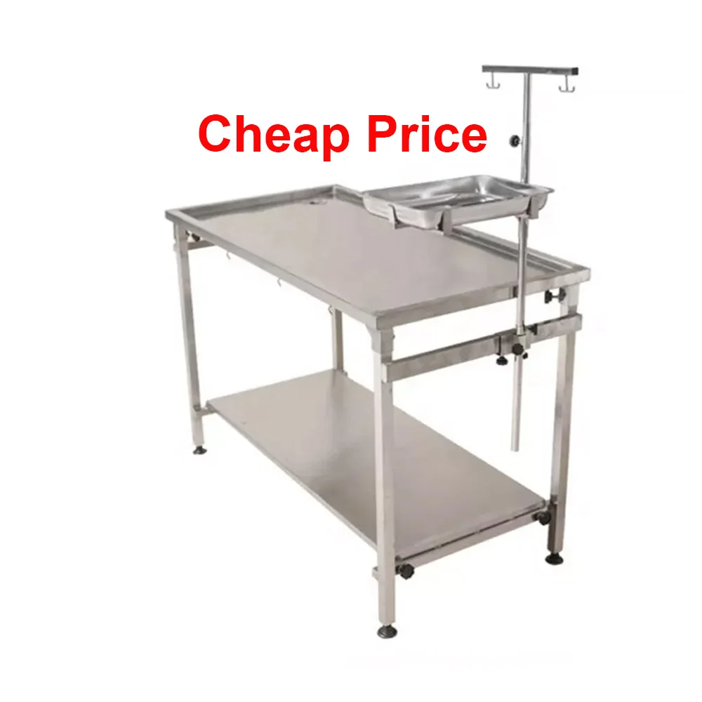Veterinary Equipment Portable Medical Grade Veterinary Stainless Steel Surgical Table For Vet Clinic animal operating table