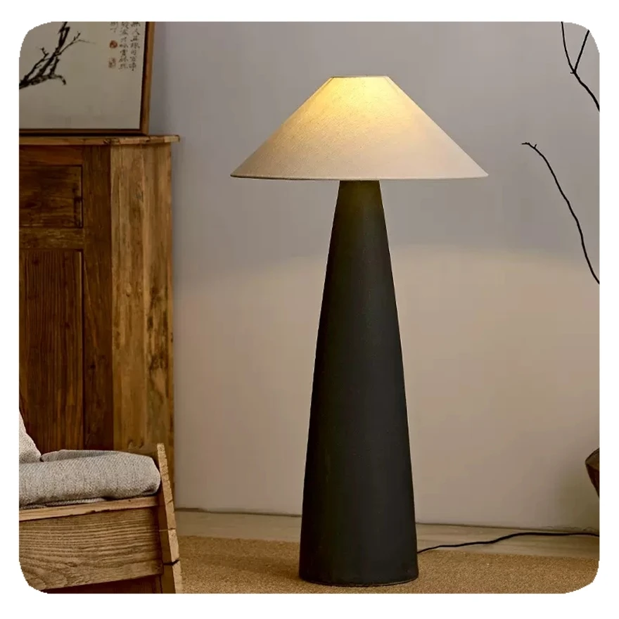 Высококачественный простой большой керамический напольный светильник для прикроватной спальни дизайнерский