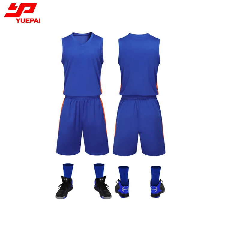 Wholesale Blank School Team Basketball Clothes Customization Men Basketball Uniform