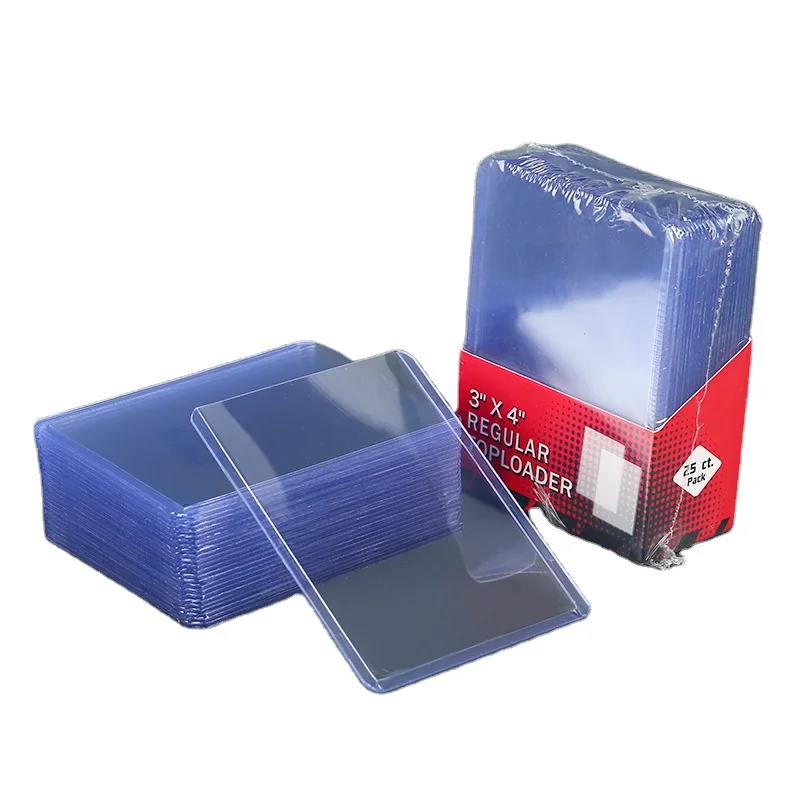 Low Price 3X4  Inch Trading Card Protective Sleeves 35 PT To 360 PT Super Clear Thick Holder Top Loaders Sports Card Holder