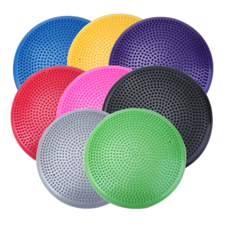 Wholesale Yoga Massage Ball Durable Sports Gym Fitness Yoga Wobble Stability Balance Disc Massage Cushion