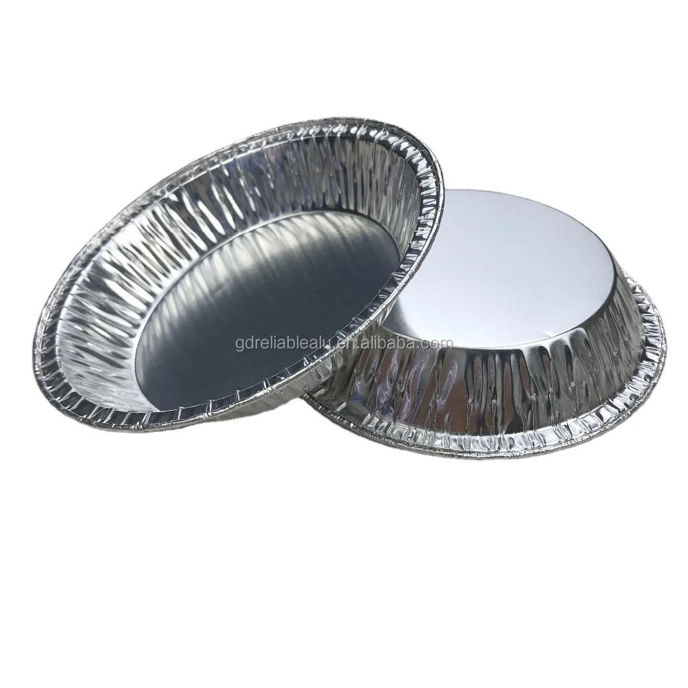 Food grade round disposable recyclable microwave oven aluminium foil baking paper cup