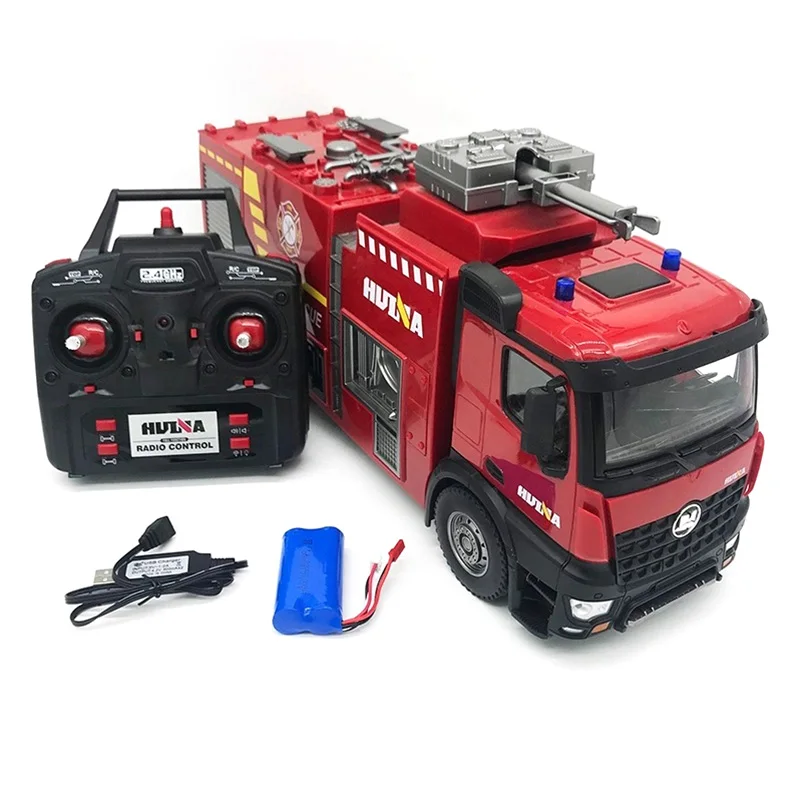 Huina 1562 1/14 22CH Fire Engineer RC Sprinkler Fire Truck Fighting Truck with Shooting Water Spray