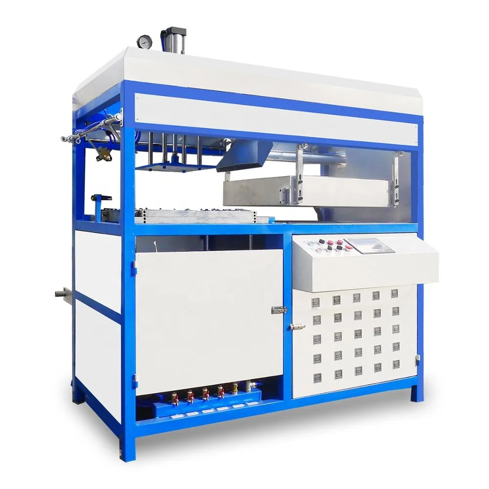 vacuum plastic tray  thermoforming machinery for anti static tray clamshell blister packaging