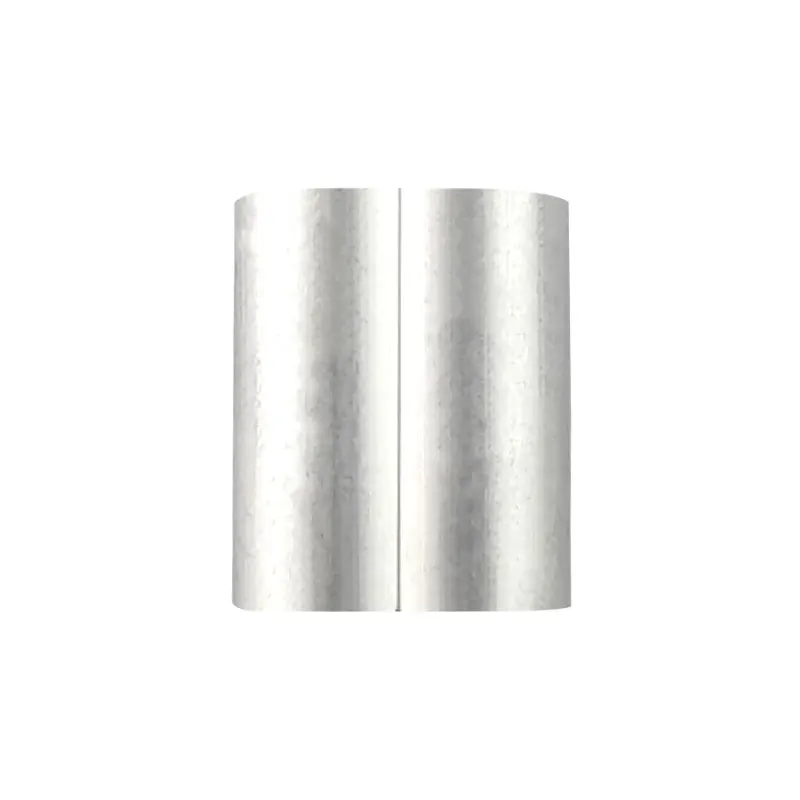 Oval shape aluminium wire rope connectors crimp sleeve