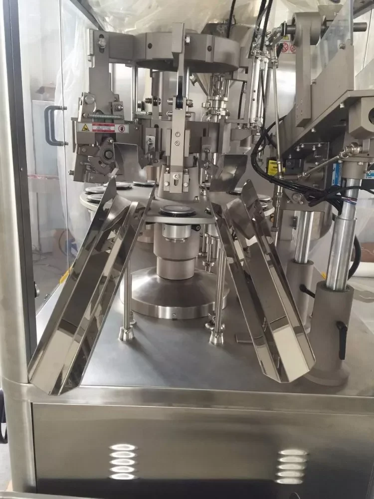 Npack Automatic High Speed Soft Tube Filling and Sealing Machine for Hair Cream and Toothpaste