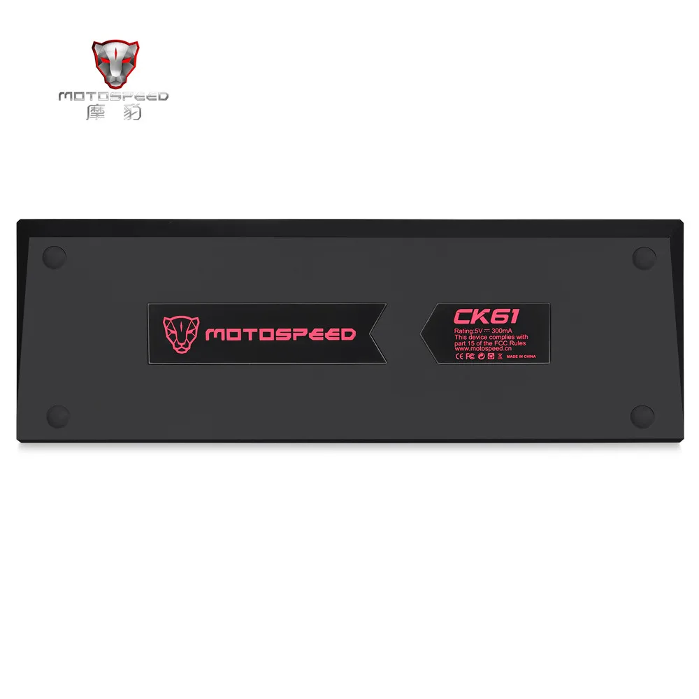  Механическая клавиатура Motospeed K61 Kailh box с подсветкой и двойными клавишами впрыска RGB