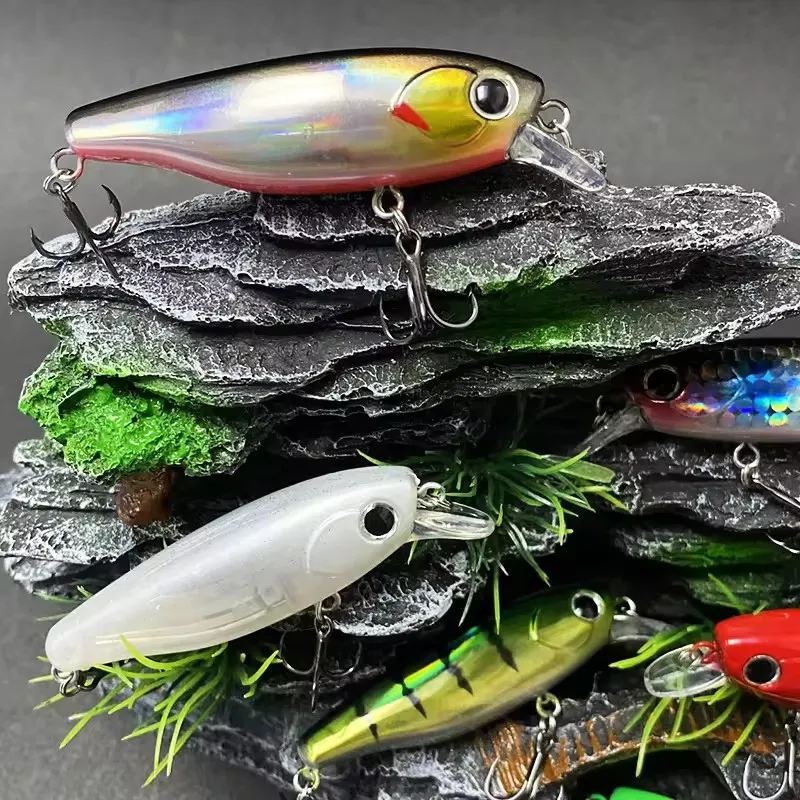 60mm 7g 10Colors Artificial Hard Fishing Bait Sinking Minnow Lures For Freshwater Saltwater Casting