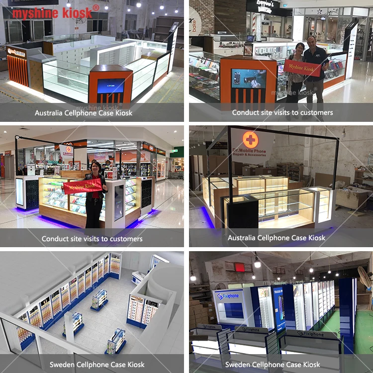 Mobile Phone Glass Display Showcase Design Accessories Display Cabinet Cell Phone Store Display Case Mobile Phone Shop Furniture