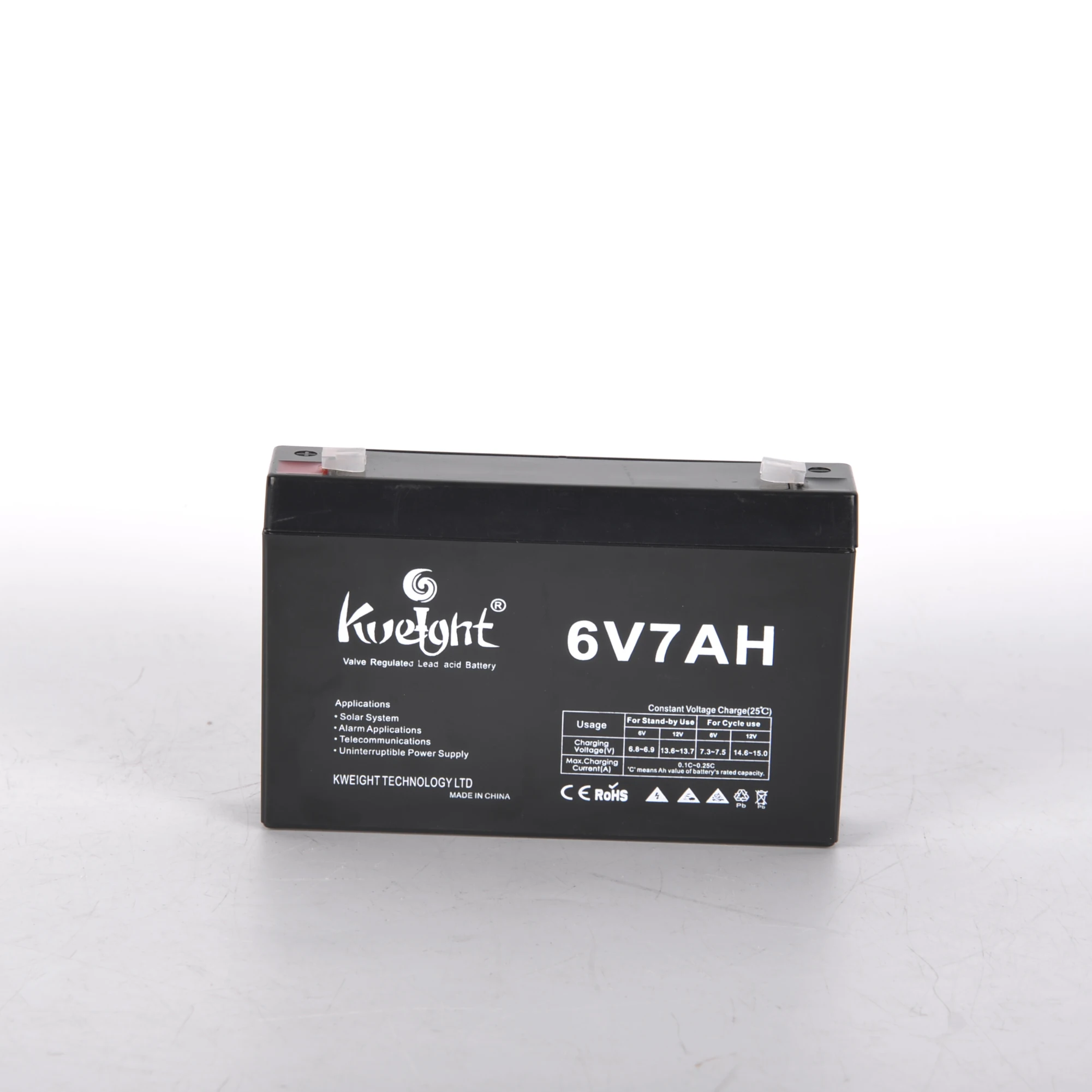 Original Factory Wholesale VRLA Agm 6V 7AH Sealed Lead Acid Batteries