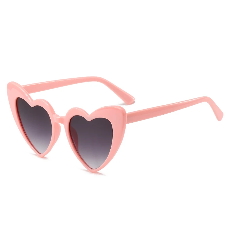 Heart Shaped Sunglasses Women Cat Eye Sunglasses Vintage Heart Glasses for Wedding Costume Party Bulk Wholesale