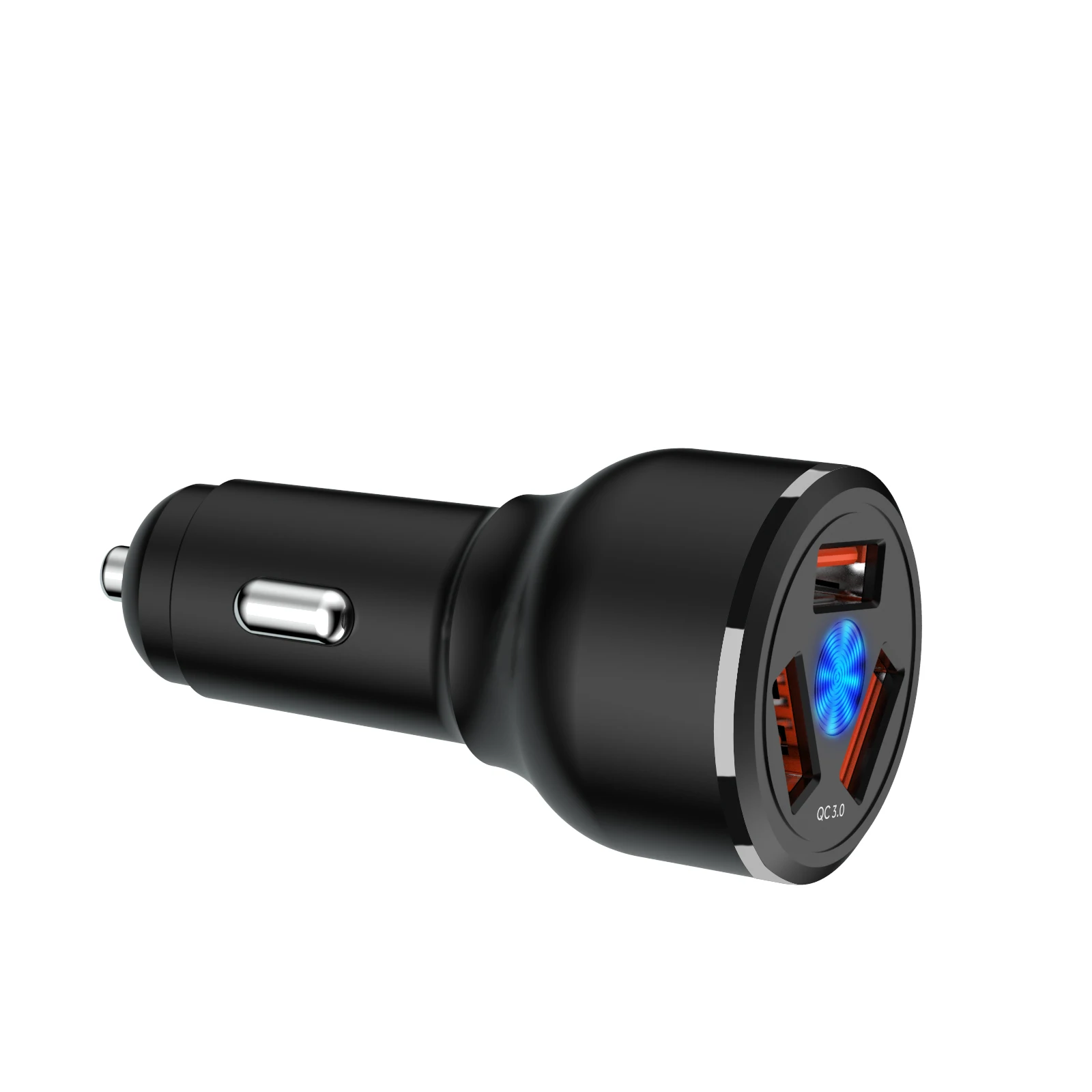 IBD поддержка OEM логотип QC3.0 Быстрая зарядка 3 USB-порта автомобильное зарядное устройство адаптер Универсальное для телефона 54 Вт Максимальная мощность
