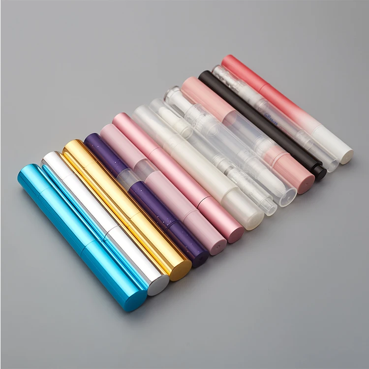 Factory Price Cosmetic Pen Plastic Twist for Lip Gloss empty with Brush Tip teeth Whitening