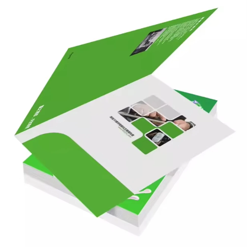 Printing Brochure Custom Folders Business Profile Presentation Folders