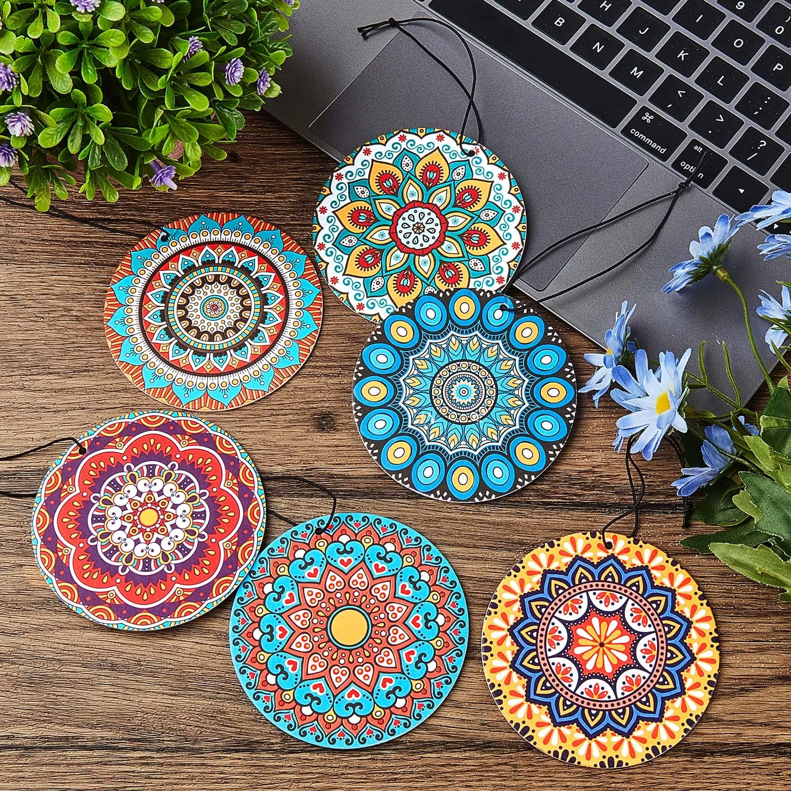 Customized Paper Air Freshener Cotton Paper Perfume Fragrance Scented Logo AROMA Car Air Freshener