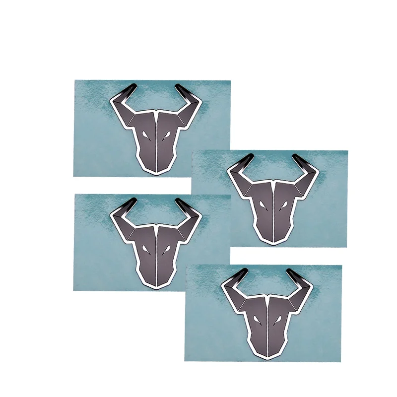 cutomn metal label 3m label embossed metal sticker