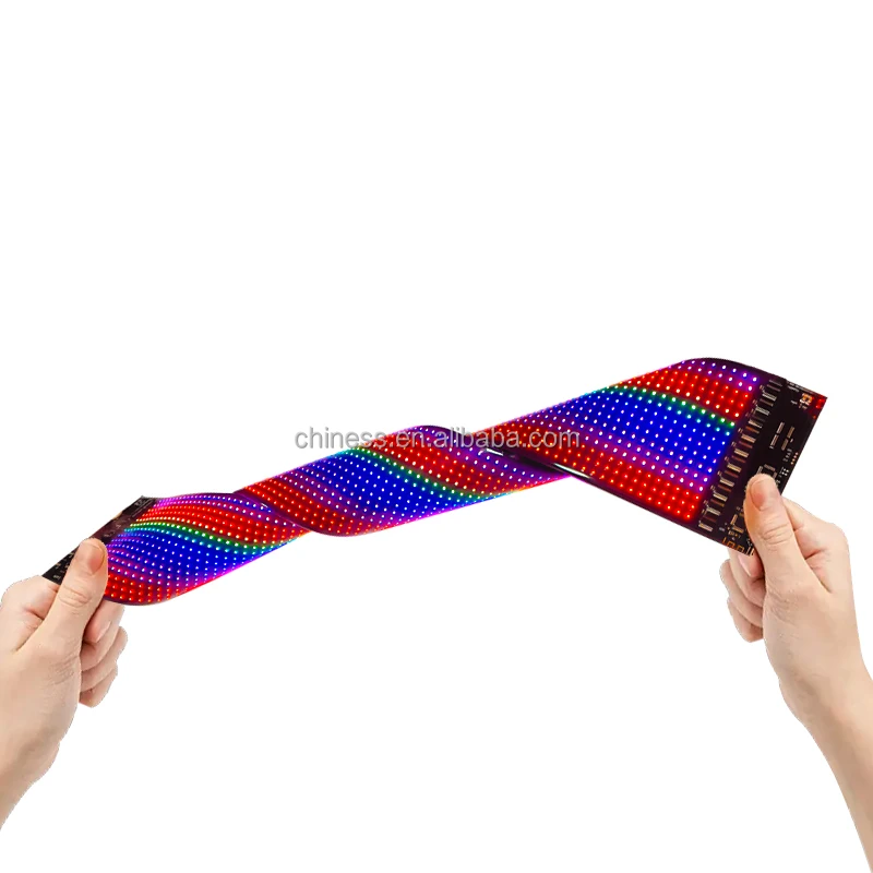 LED Matrix Pixel Panel Smart APP Flexible LED Car Stickers Shop Window Scrolling Advertising Display Sign For Bar Club