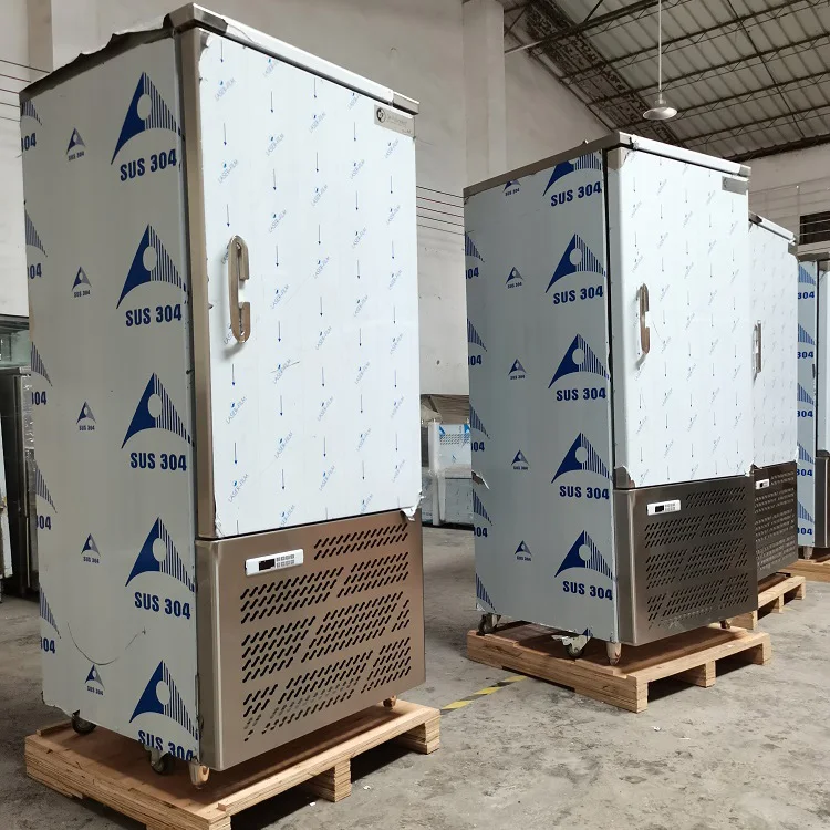 Professional Quick Freezer 15trays Blast Freezer CE approved Good quality stainless steel commercial blast chiller -40C for fish