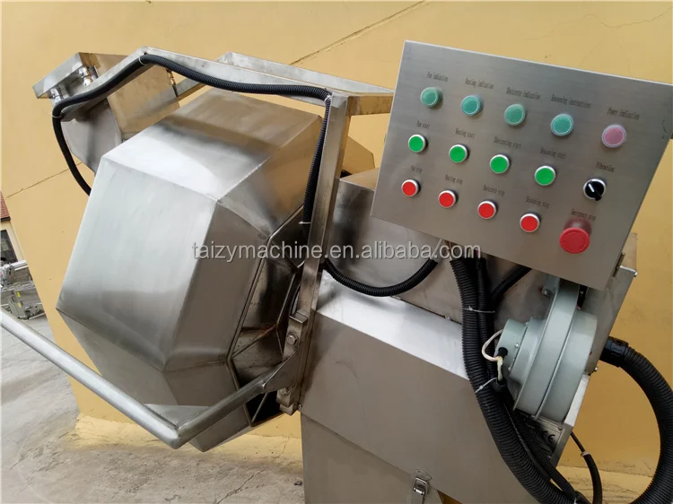 Automatic Mixer Snack Food Chips Drum Seasoning Flavoring Machine Price