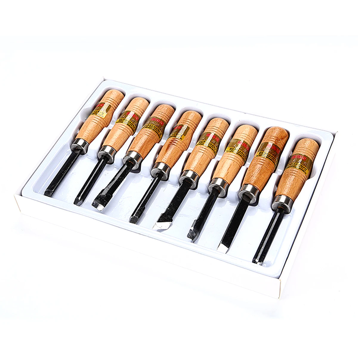 5PCS High Quality SKS5 Steel DIY Woodworking Wood Carving Chisel Set