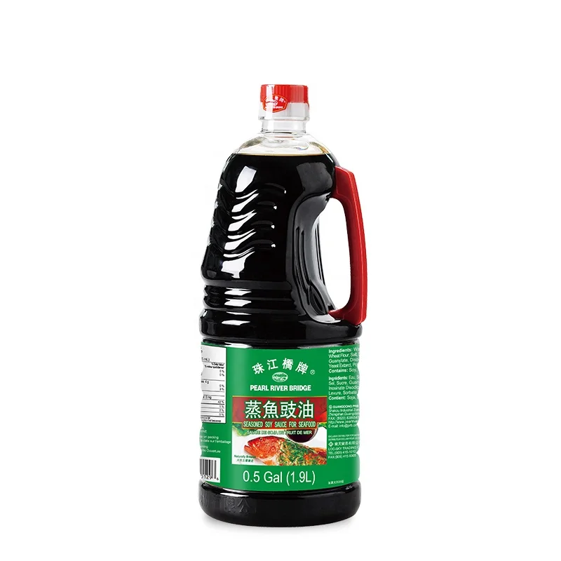 PRB Seasoned Soy Sauce For Seafood 1.9L Naturally Brewed Pearl River Bridge Brand Factory Price High Quality