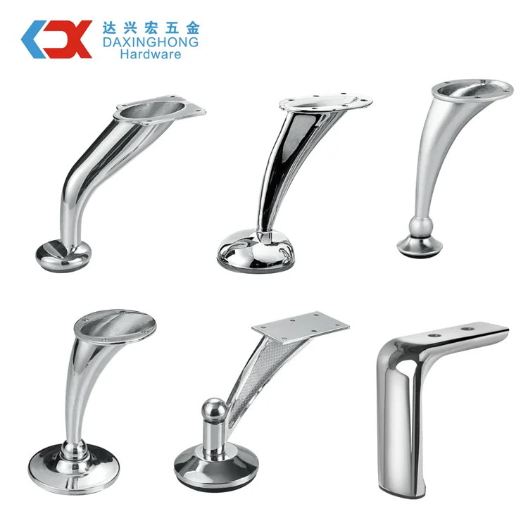 Luxury Design Zinc Alloy Cup Shape Furniture Accessories Polishing Metal Sofa Chair Legs Cabinet Feet for Bed