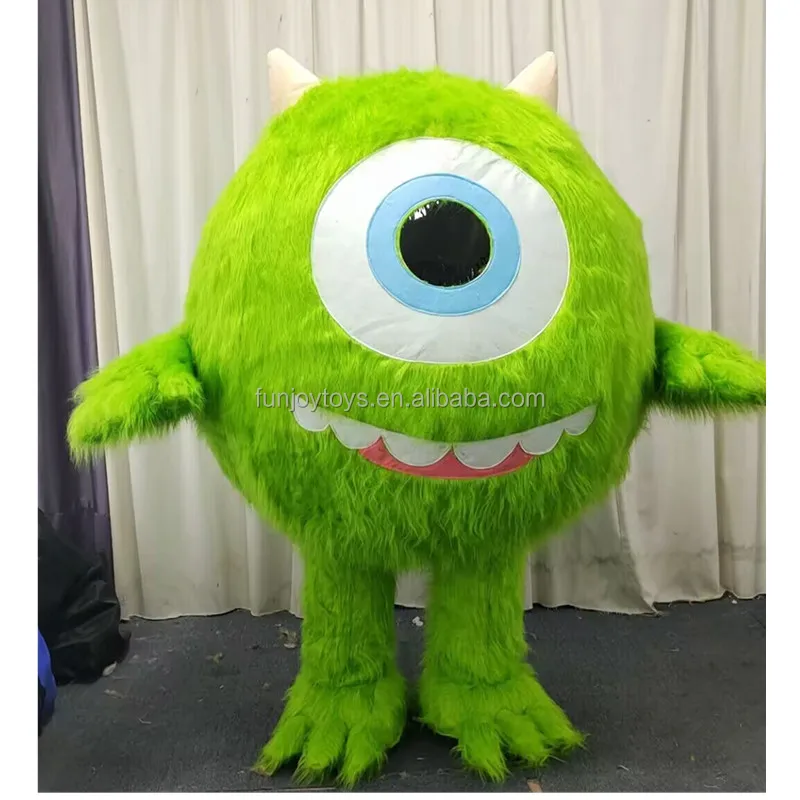 2/2.6/3m Plush Cosplay One-Eyed Inflatable Monsters Mascot Costume Adults Fancy Dress Party Advertising