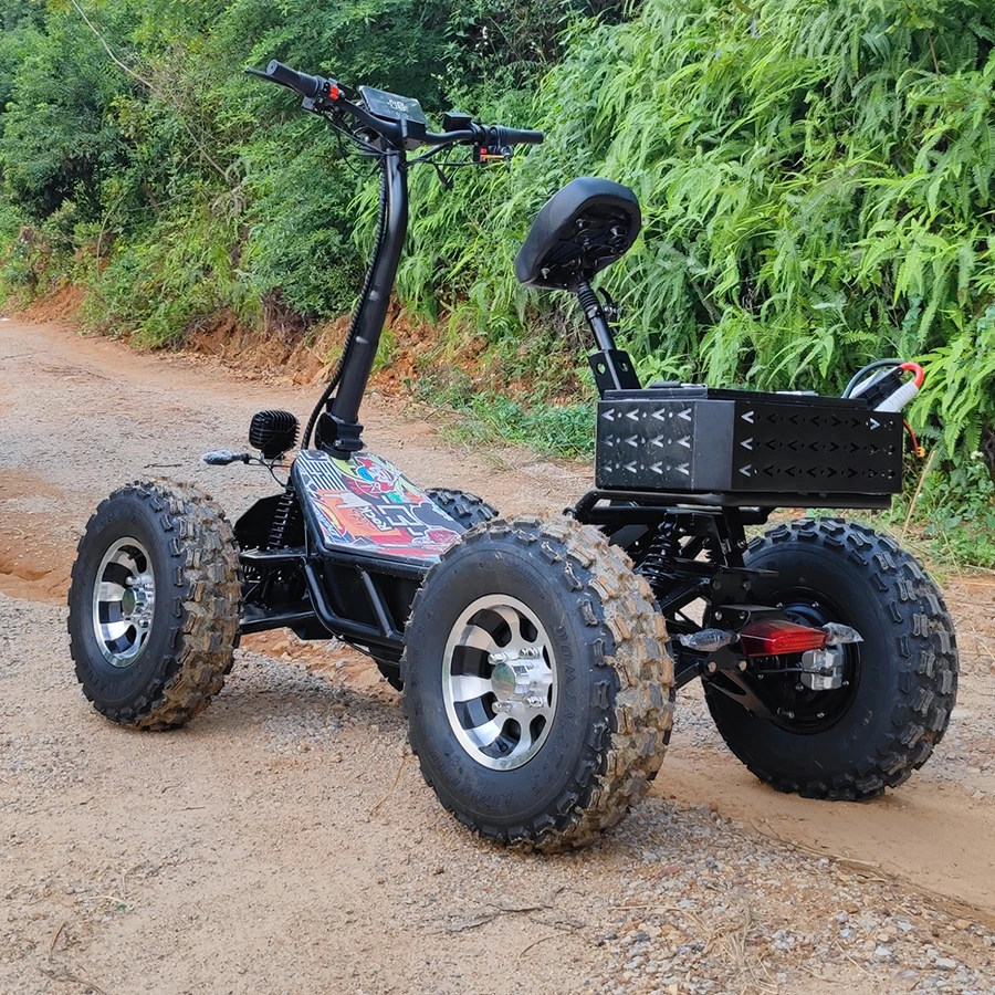 Golf motorcycle ATV off-road all terrain vehicle 60V 60AH 21-inch long distance 10000 watts electric scooter manufacturers