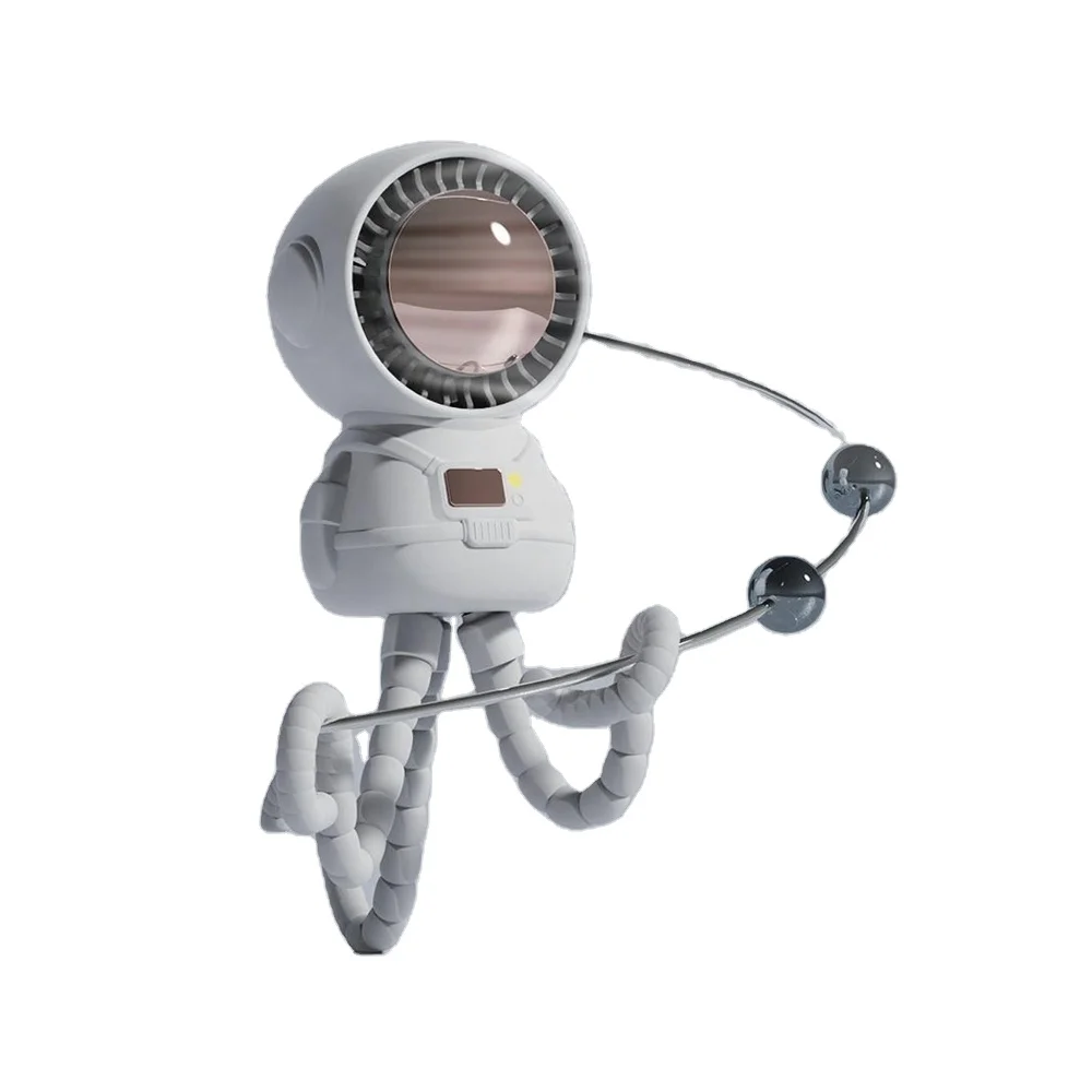 Stroller Baby Fan Small Portable Outdoor  Handheld Fan USB Rechargeable Mini Octopus Fan 1000mAh Kids Design