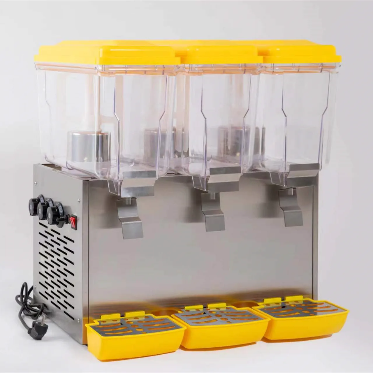 18L*3 Tanks Drink Machine Cold Beverage Dispenser Commercial Juice Dispenser