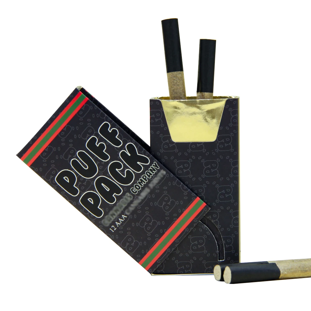 OEM ODM Hot Sellers Special Custom logo Slider Pre Rolled Cardboard Cigarette Box Packaging