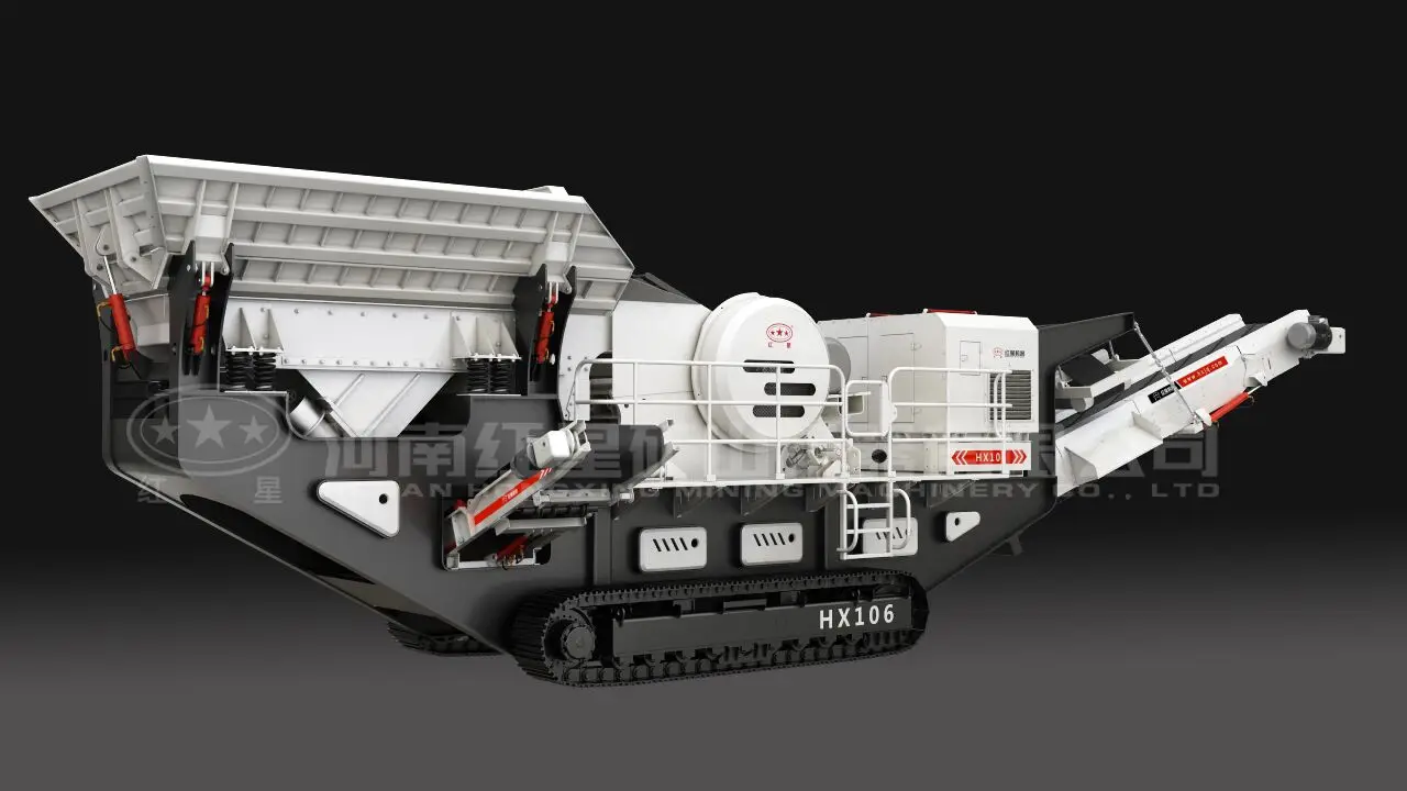 China Manufactured Granite Mobile Jaw Crusher Machine / Jaw Mobile Crusher / Mobile Crusher 150ton Per Hour