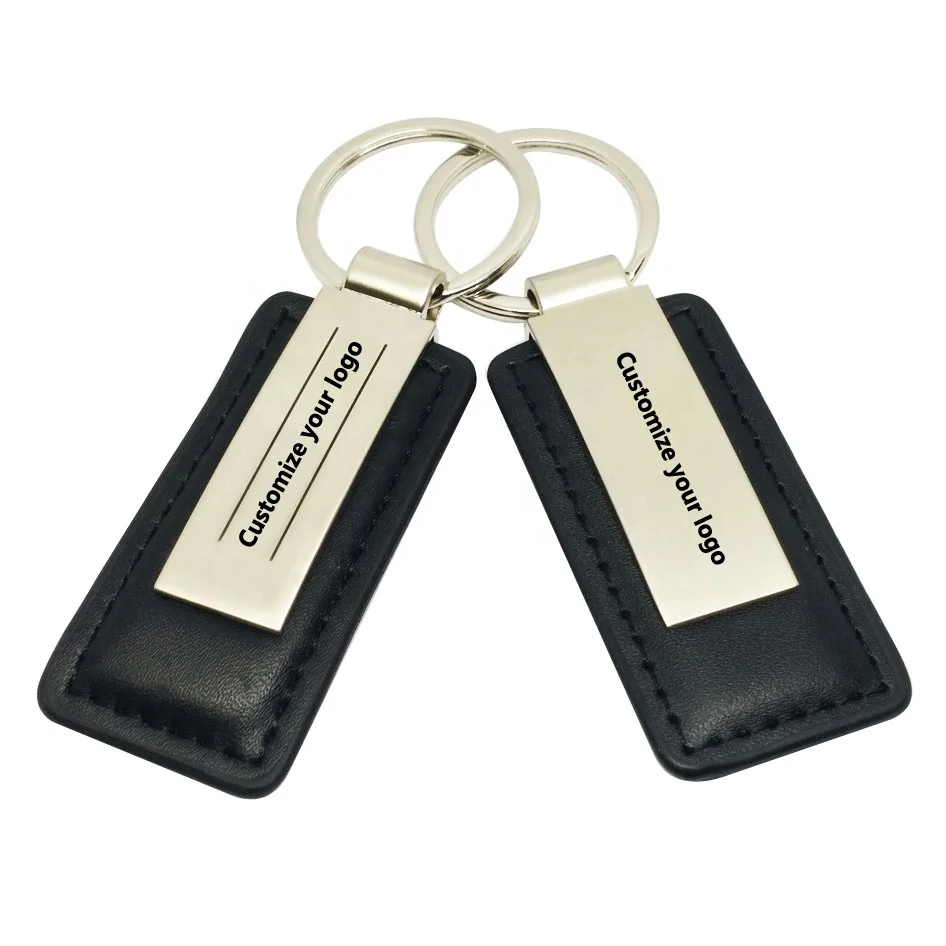
Zhongshan Oneway Factory Fashion Genuine Leather Keychain, Car key Holder With Logo 