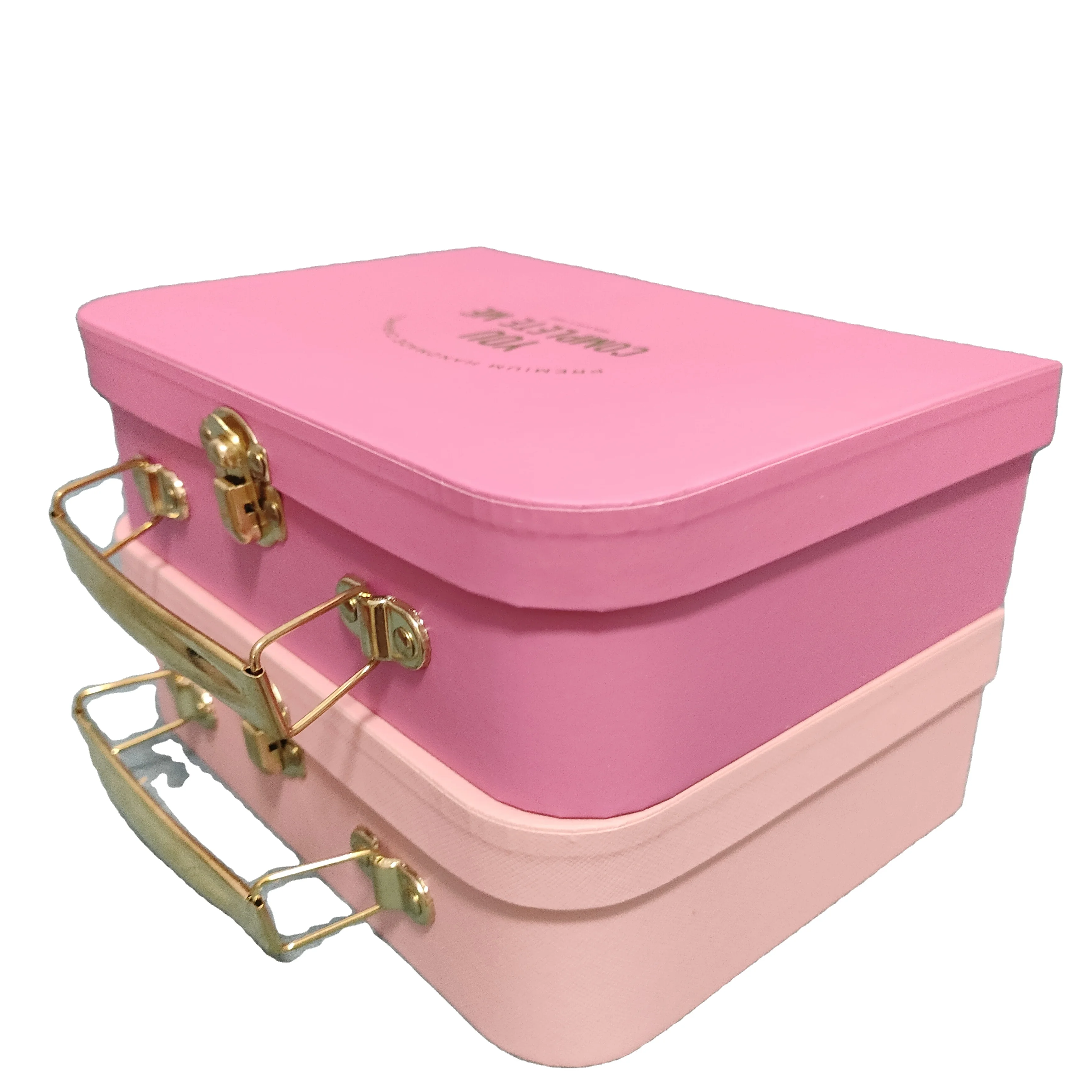 Waterproof Embossed Suitcase Box Single-Side Coated with Starch Corrugated Paper Texture Compatible with Digital Printing