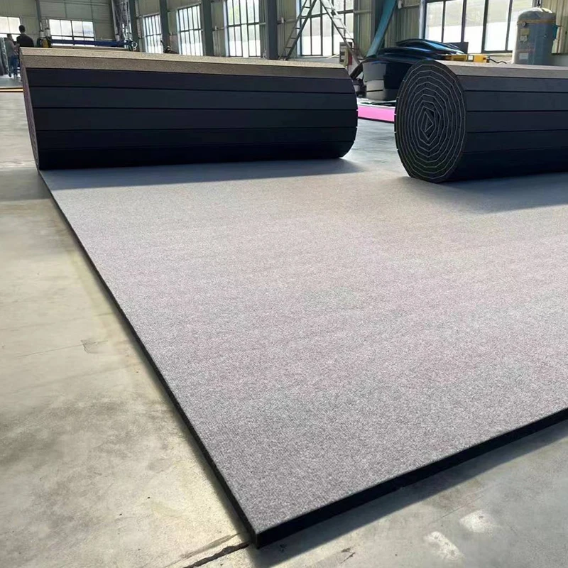 QTMAT Xpe Foam Roll Wrestling Mat Tatami Judo Mat Roll Out Tatami MMA Mat Kickboxing Equipment