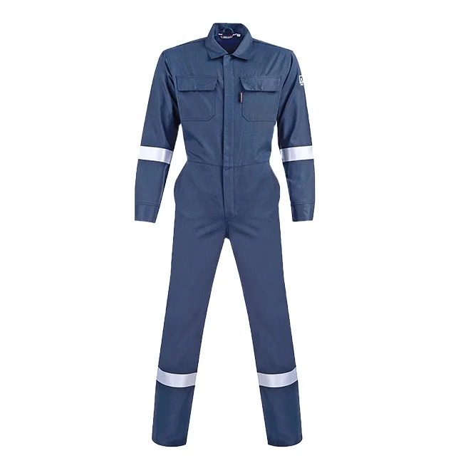 Nfpa 2112 Cotton Fireproof Flame Retardant Workwear Coverall Hi Vis Light Weight Clothing