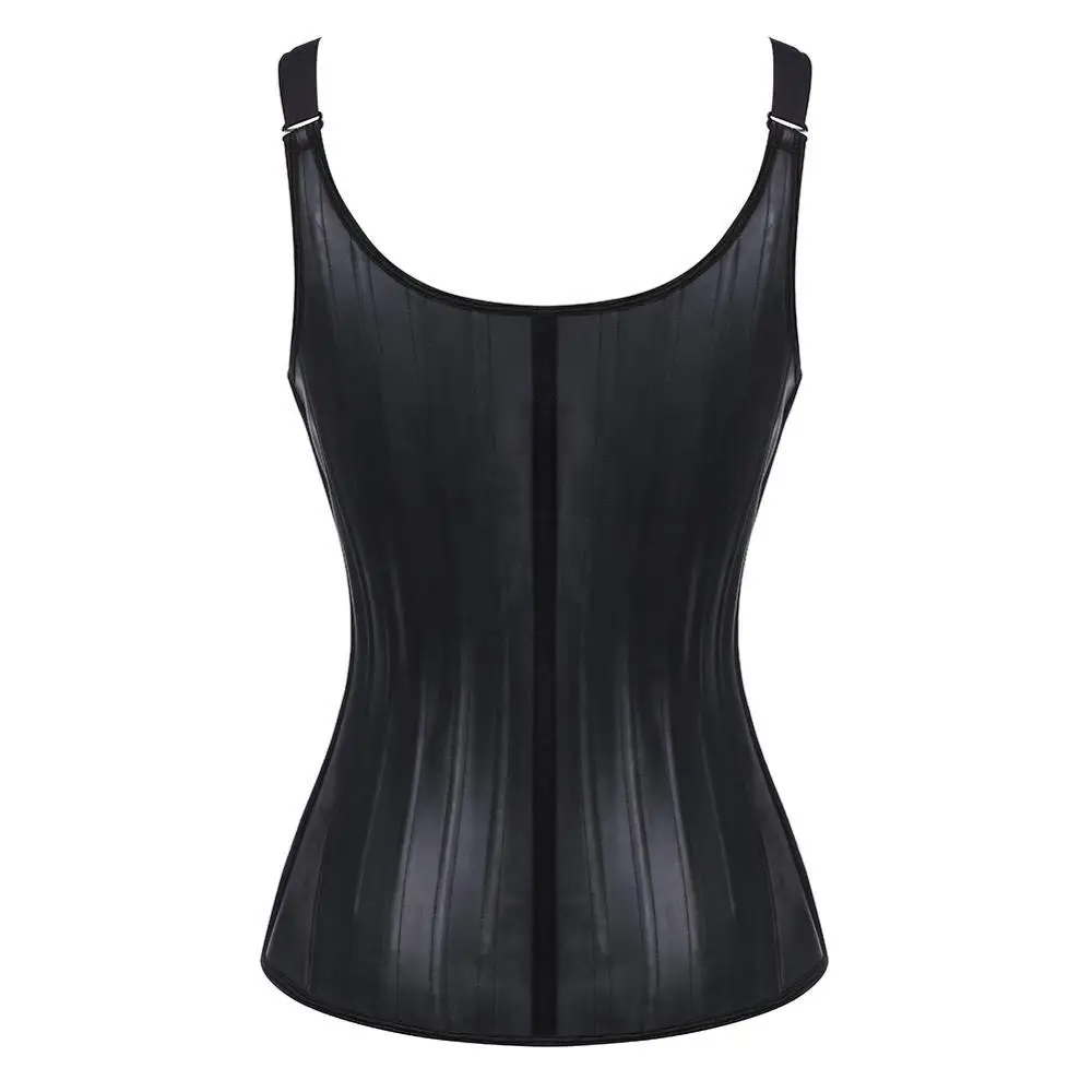 Direct Supply Shapewear Essentials Latex Firming Prendas moldeadoras Adjustable Buttoned 25 Steel Support Shaper Corset Vest