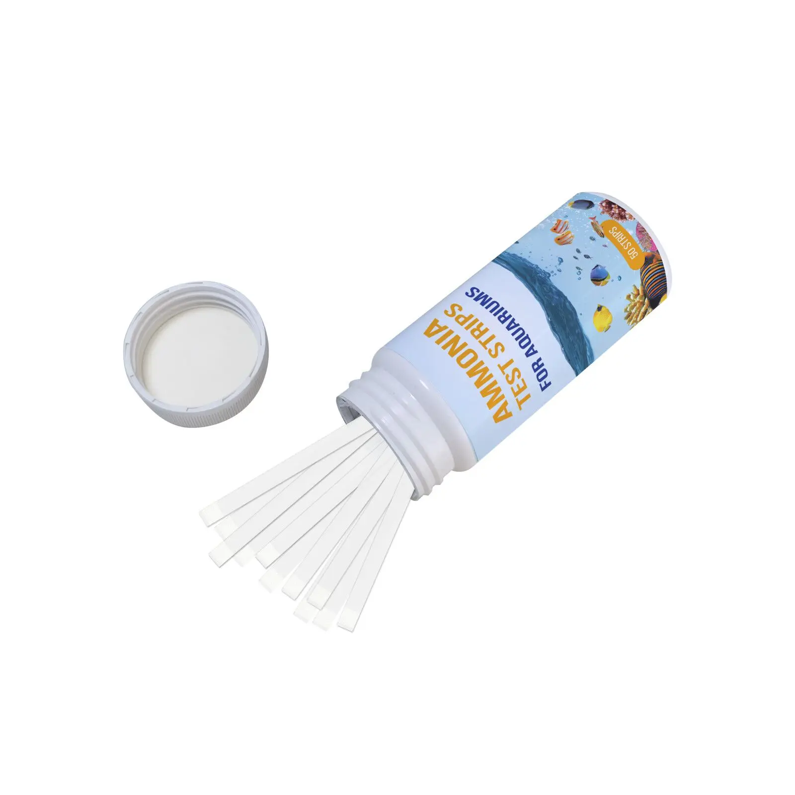 Factory hot sale ammonia  test strips for aquariums fish tank fresh and salt water