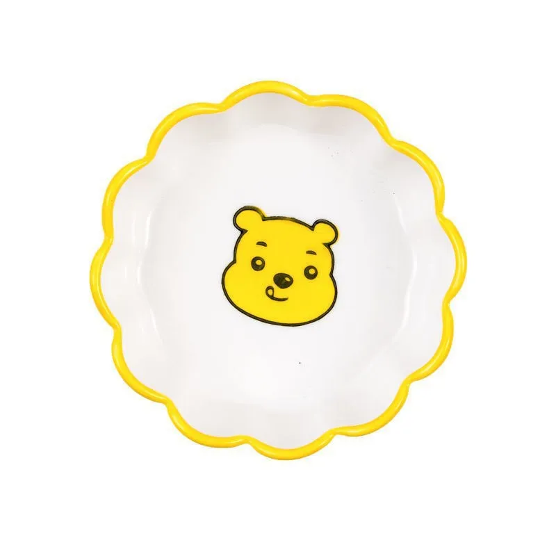 Japanese Creative Home Petal Dish Sustainable Cartoon Animal Snack Plate for Food Sauce Vinegar Oil Dish