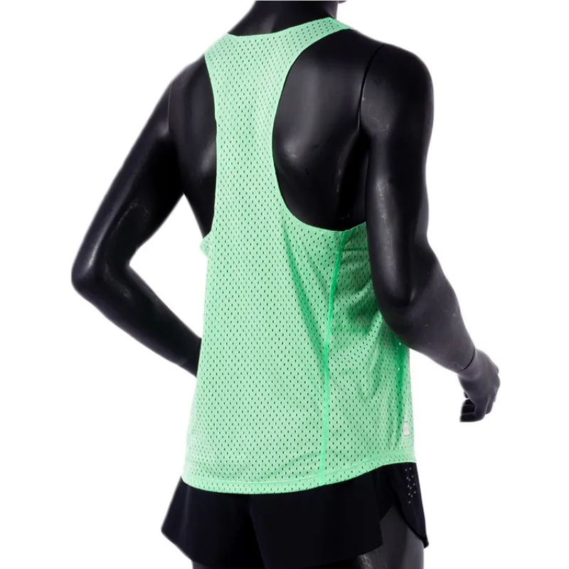 Quick dry mens and women seamless vest gym fitness sports tank top custom polyester marathon running singlet