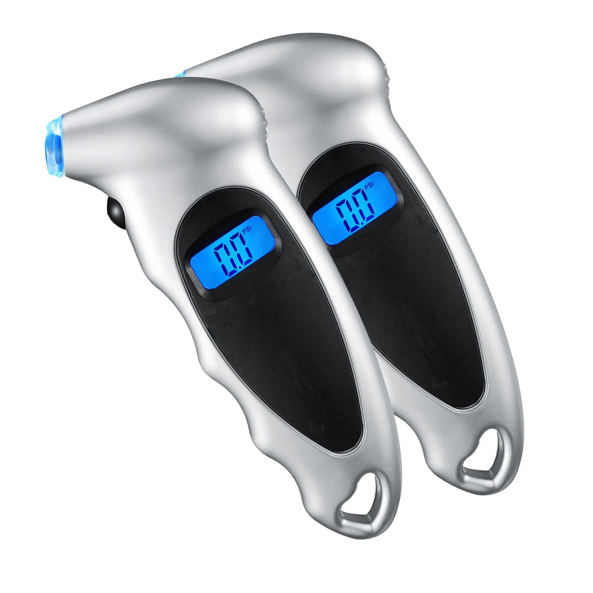 Digital Tire Pressure Gauge 150 PSI 4 Settings for Car Truck Bicycle with Backlit LCD and Non-Slip Grip