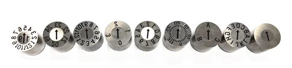 
custom adjustable Date Stamps/Insert/Code/Indicator/Marking/Mould Date Indicators 
