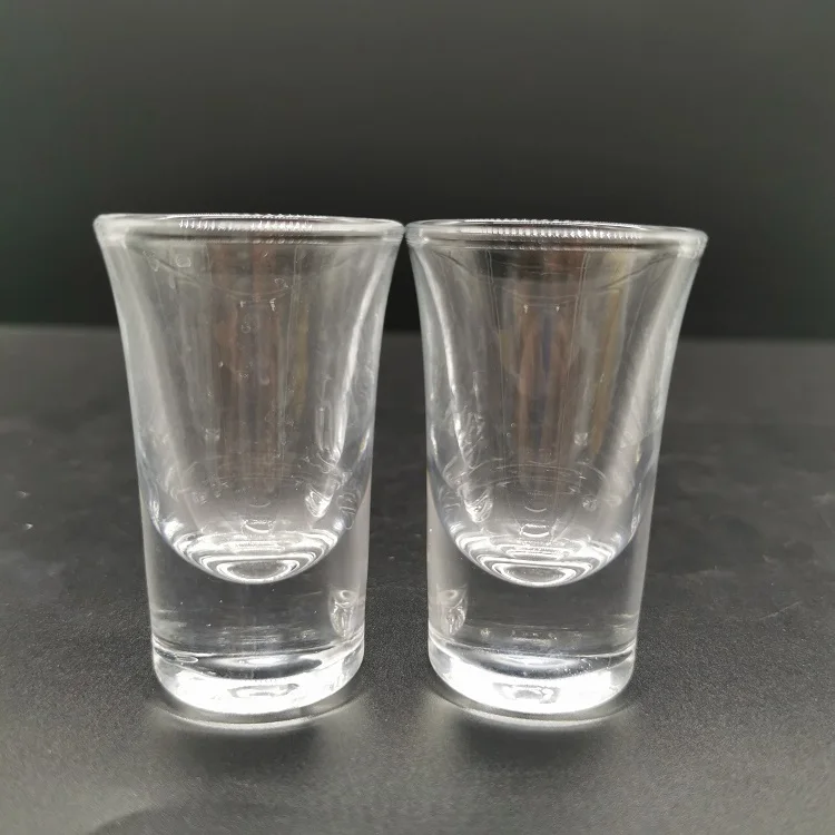 China 1oz Fancy Bullet Shot Glasses Made By Machine;Soda-lime Shot Glasses