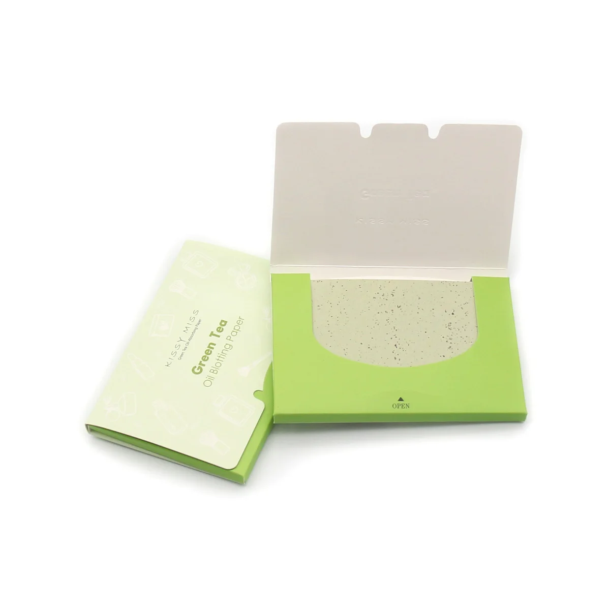 100pcs personal face oil blotting paper bamboo charcoal oil absorbing sheets natural green tea oil absorbent paper