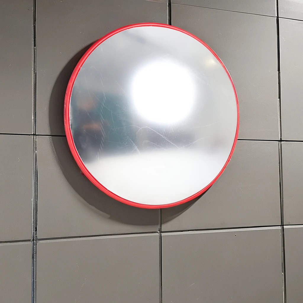 Large Round Outdoor Mirror Blind Spot Mirror For Driveways Stores Office