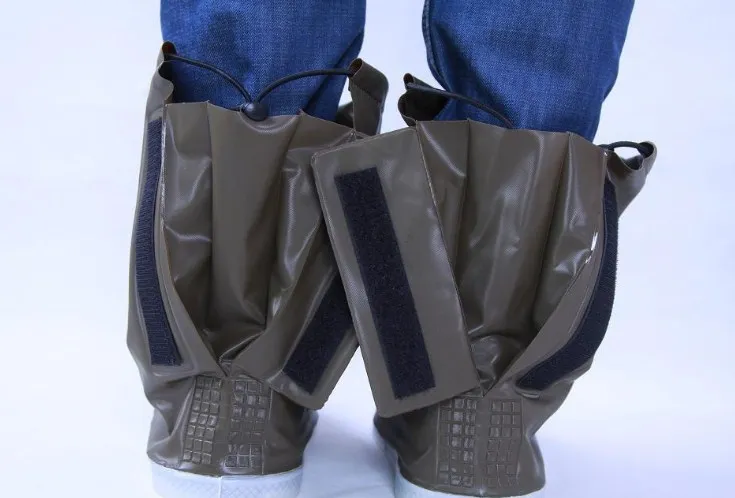 Factory Custom New style kids adults rain boots waterproof foot muff, easy to carry waterproof s hoe cover for cycling tourism