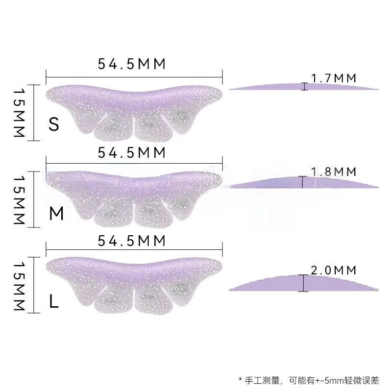 Professional Eye Shaped Perming Pads Lash Lift Silicone Eye Pad Eyelash Lift Pad Wholesale Lash Perm Roller Self-Sticky